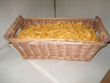 Oblong Willow Wicker Basket Tray with Shredded Paper (dB004)