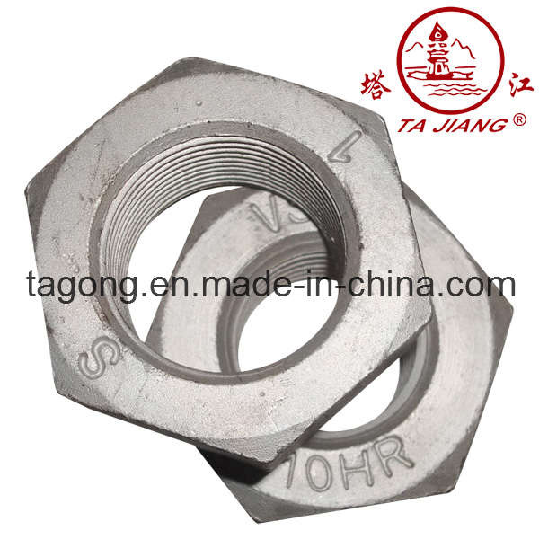 DIN6915 High Strength Large Nuts for Construction With HDG