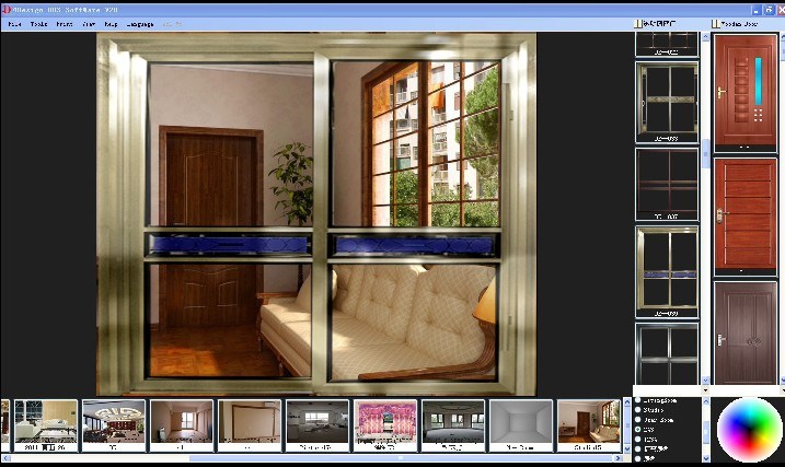4design Software for Door and Window Effect Rendering