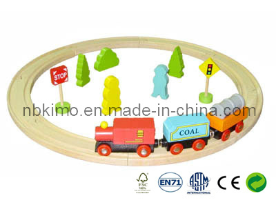 18PCS Toy Train Tracks / Wooden Toys (JM-A018)