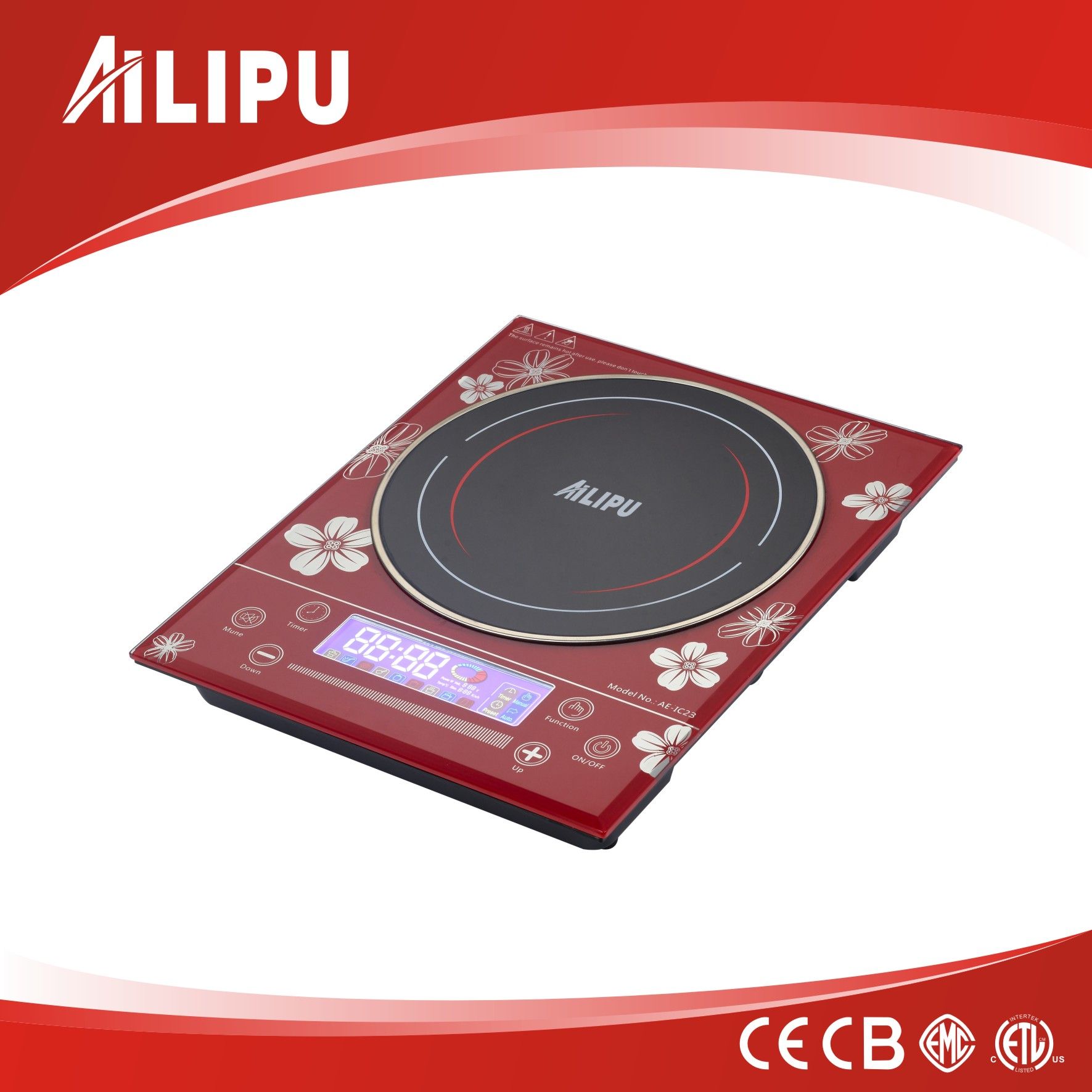 LCD Cooktops Single Burner Multifunction Touch Control Induction Cooker (SM-A23)