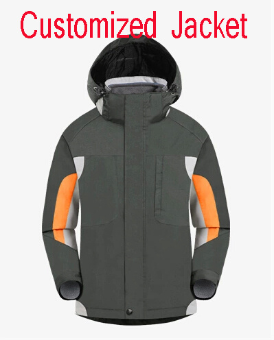 DIY Promotion Outdoor Good Quality Garment, Children's Jacket, Windproof and Waterproof Breathable Ski Mountaineering Sport Wears in Grey Colour