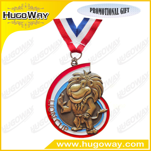 Lion Logo Metal Medal
