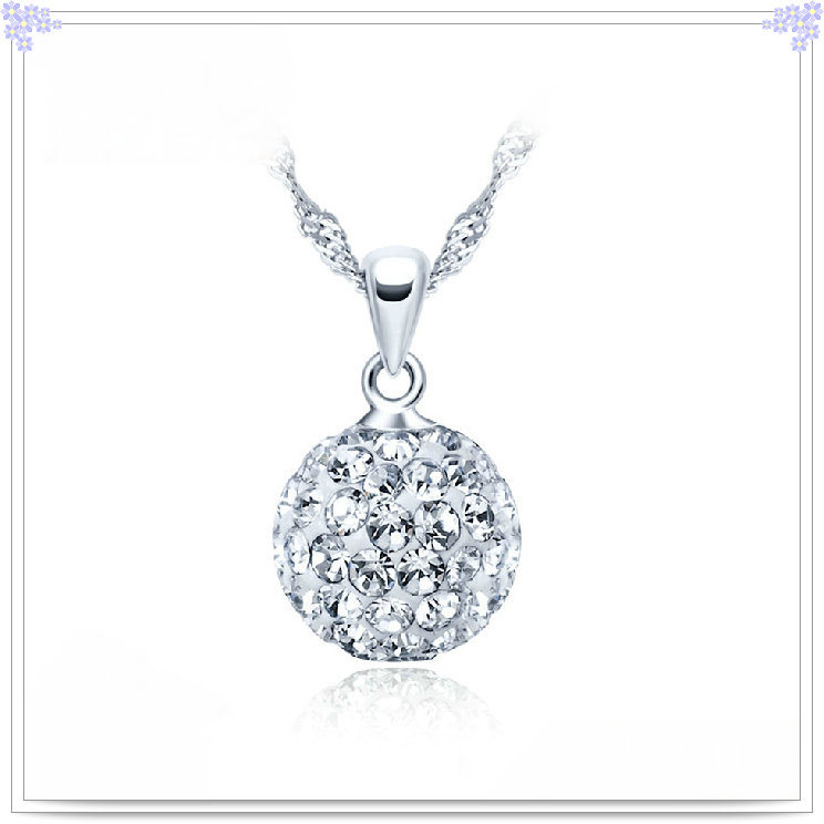 Crystal Necklace Fashion Jewellery 925 Sterling Silver Jewelry (NC0074)