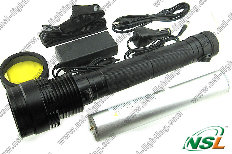 85W Powerful Aluminium Rechargeable HID Xenon Hunting Camping Police Torch Flashlight