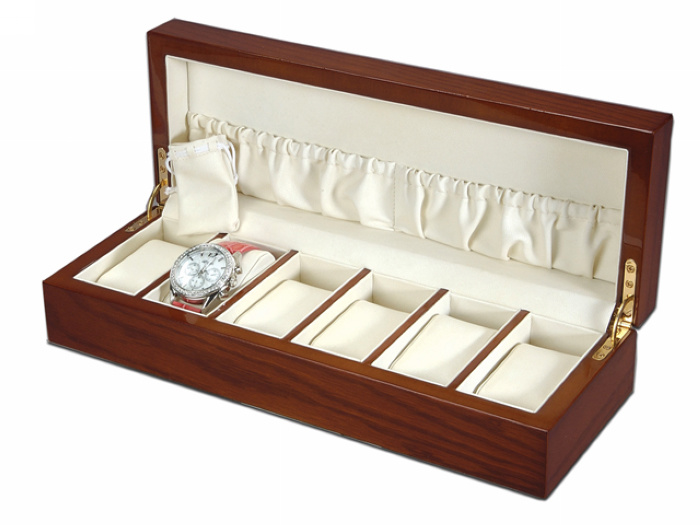 6PCS Wooden Watches Box D03-035