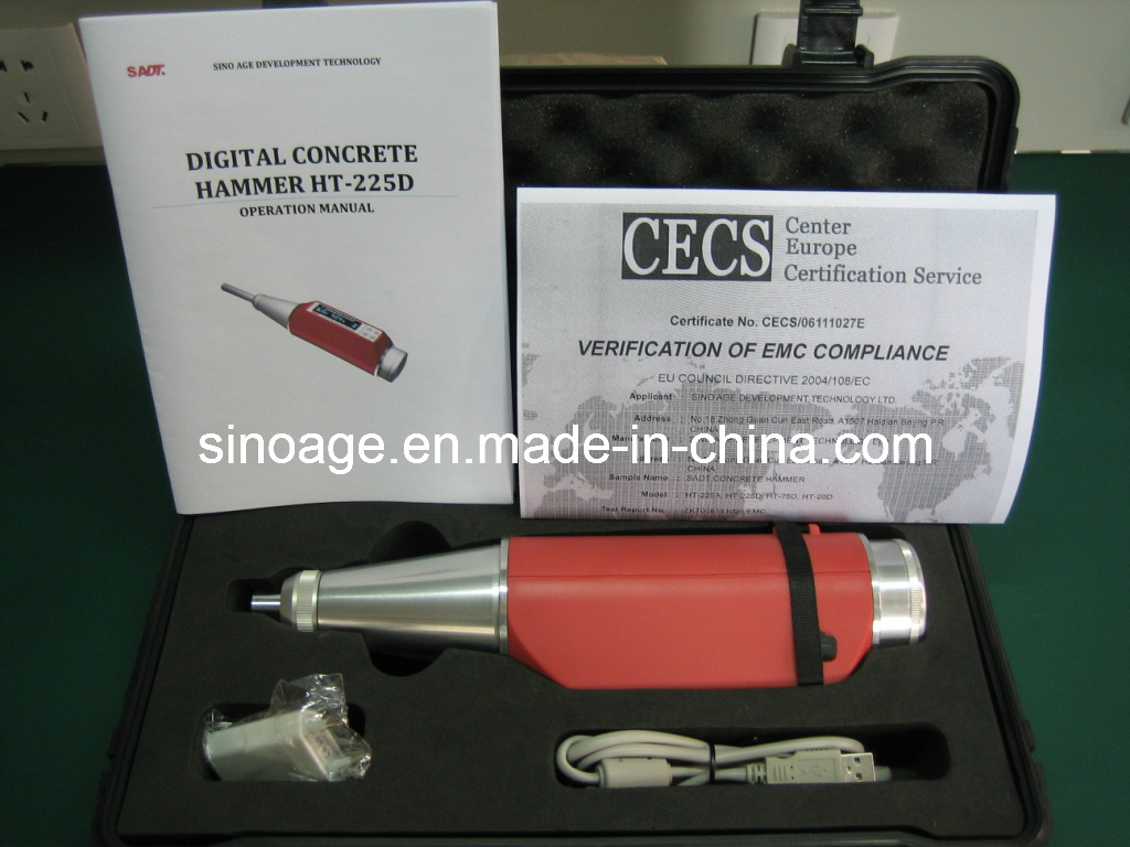 Portable Digital Concrete Test Hammer Ht-225D/Ht-75D/Ht-20d