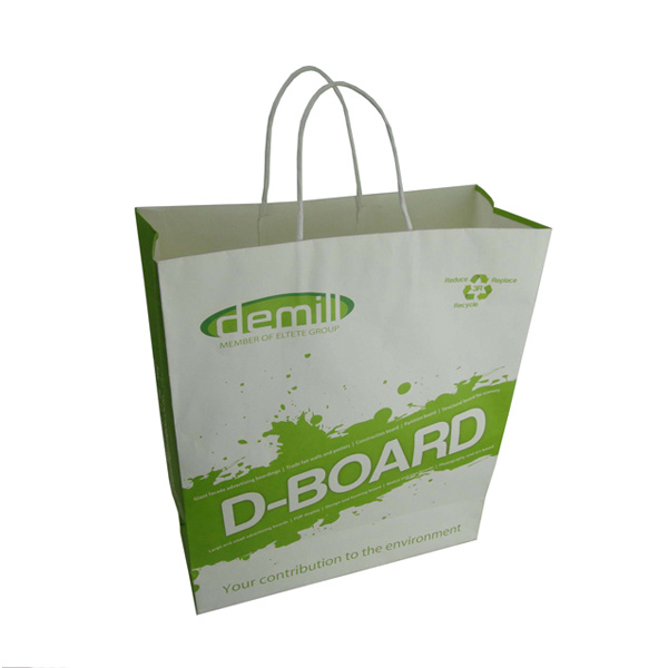 Custom Color Print Paper Shopping Bags