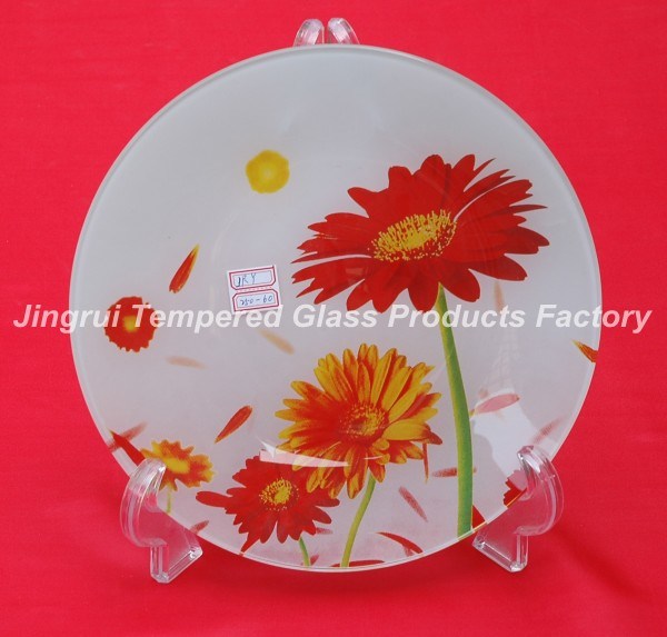 Heat Resistant Glass Plate Used for Microwave Oven Dishwasher