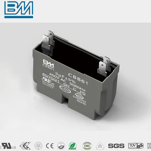 Cbb61 Air Conditioner Capacitor with CQC Certificate