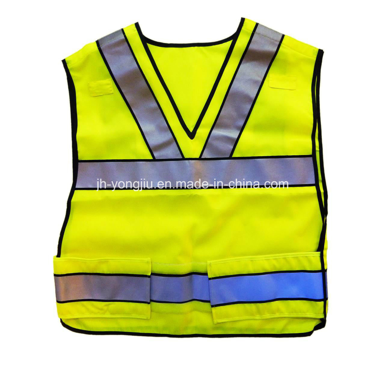 High Quality Custom Reflective Road Construction Safety Vest (yj-1021003)
