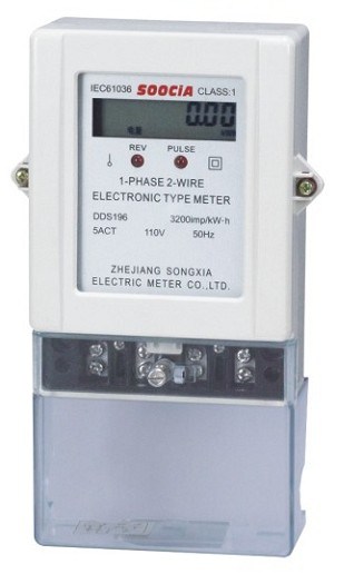 Single Phase Electric Abstraction of Electricity Prevention Watt Hour Meter