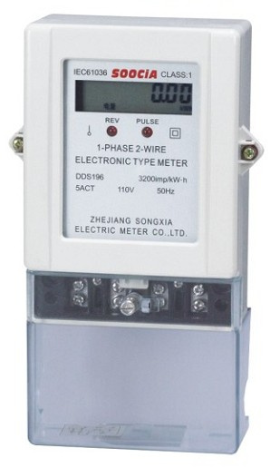 Single Phase Electric Abstraction of Electricity Prevention Watt Hour Meter