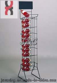 One-Piece Beverage Wire Display Rack/Metal Display Shelves (Y2004)