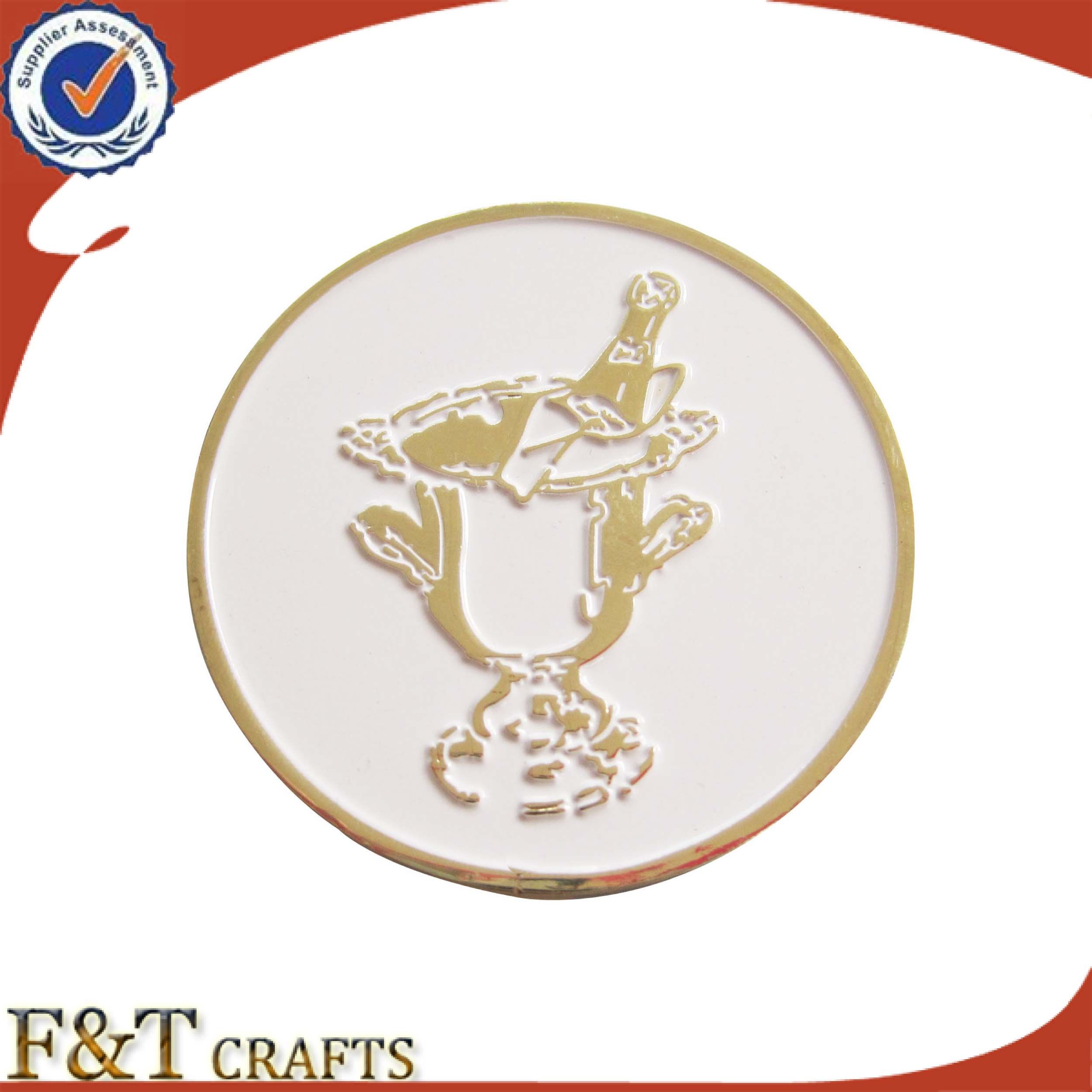 Fashion Custom Hot Sales Soft Enamel Both Side Coin (FTCN1502A)
