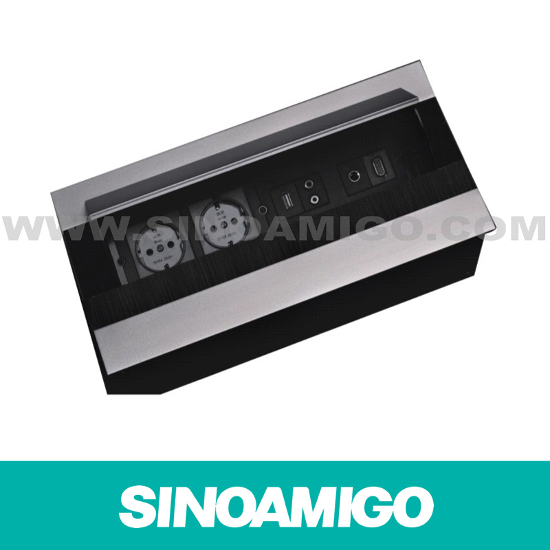 Office Manual Openning Table Socket Media Hub