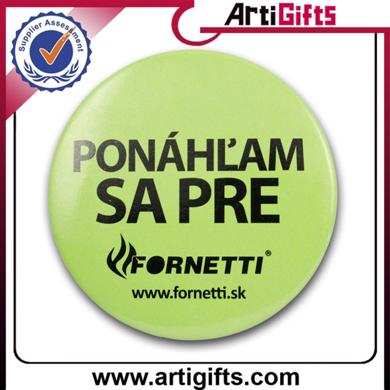 Promotion Button Badge with Your Design Logo