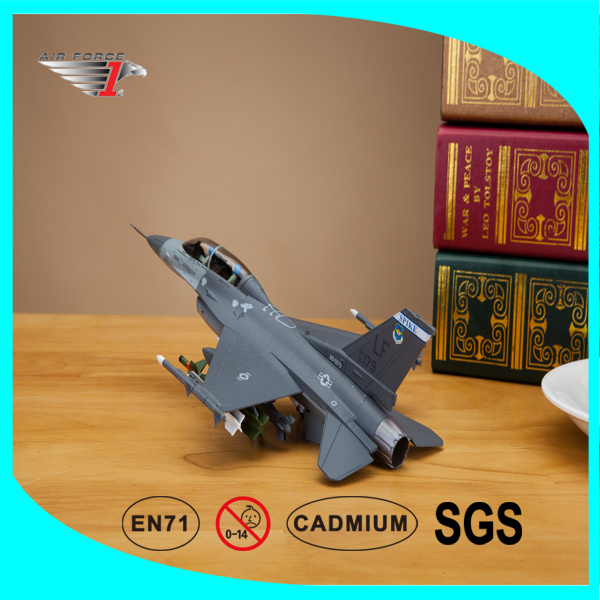F16D Flight Model with Alloy and ABS Material 1: 72 Scale