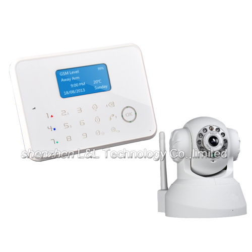 APP Remotely LCD Touch GSM PSTN Alarm (L&L-816G)