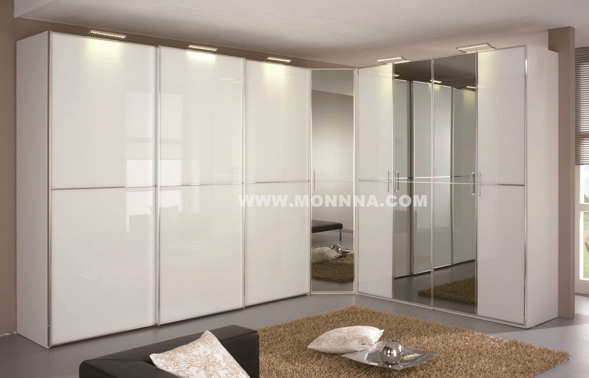 High Gloss Lacquer Wardrobe with ISO and E1 Standard