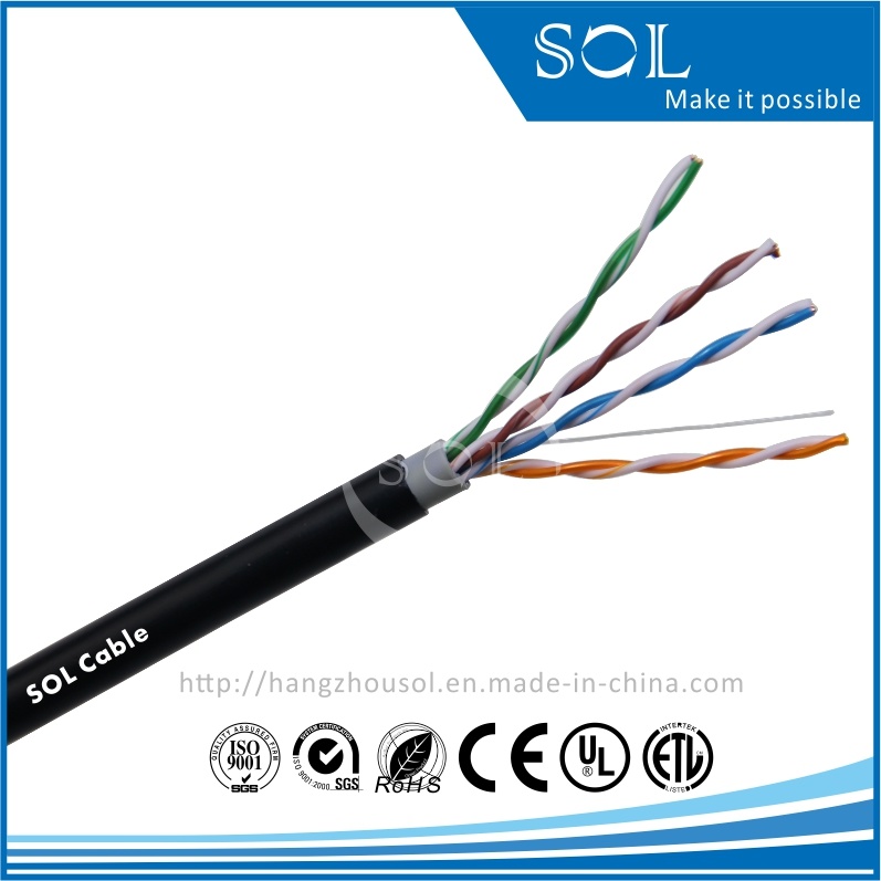 24AWG 4P Double Jacket UTP Cat5e Computer Cable