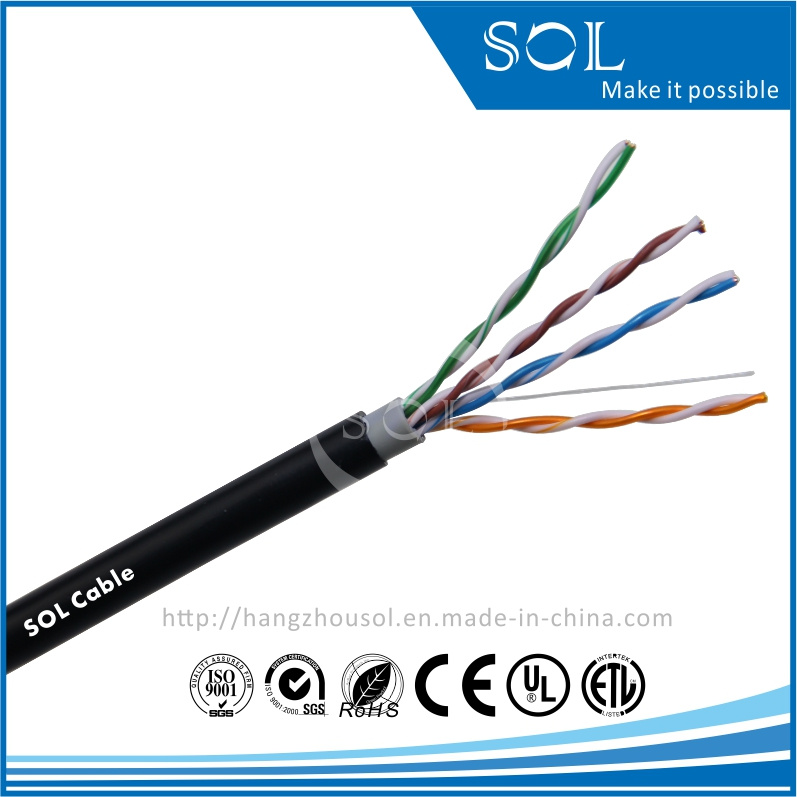 24AWG 4P Double Jacket UTP Cat5e Computer Cable