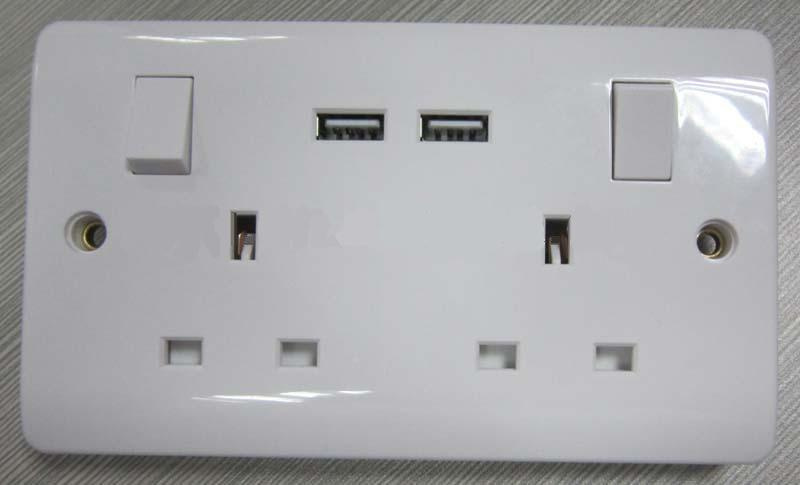Dual USB Socket