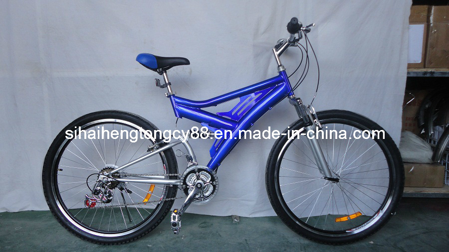 Blue Suspension Mountain Bicycle (SH-SMTB154)