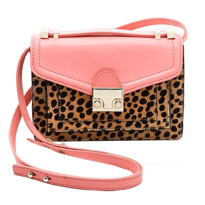 2015 New Design Leopard Print Elegant Hangbag Durable Bag for Woman (CL9-018)