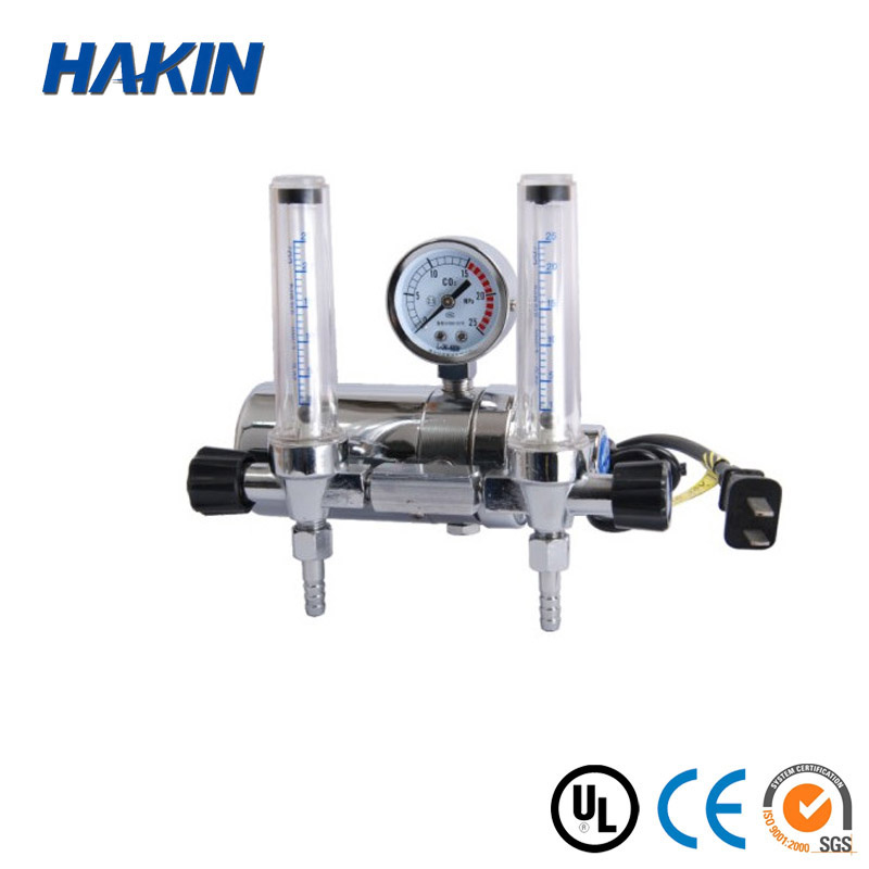 CO2 Gas Regulator with Double Flow Meter