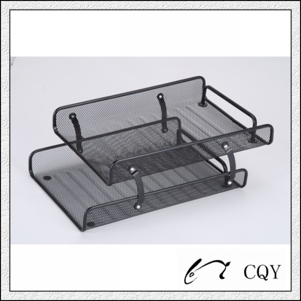 Metal Mesh Stationery for Desktop Paper Tray