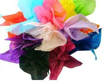 Dying Thin Paper for Festivel Decorations