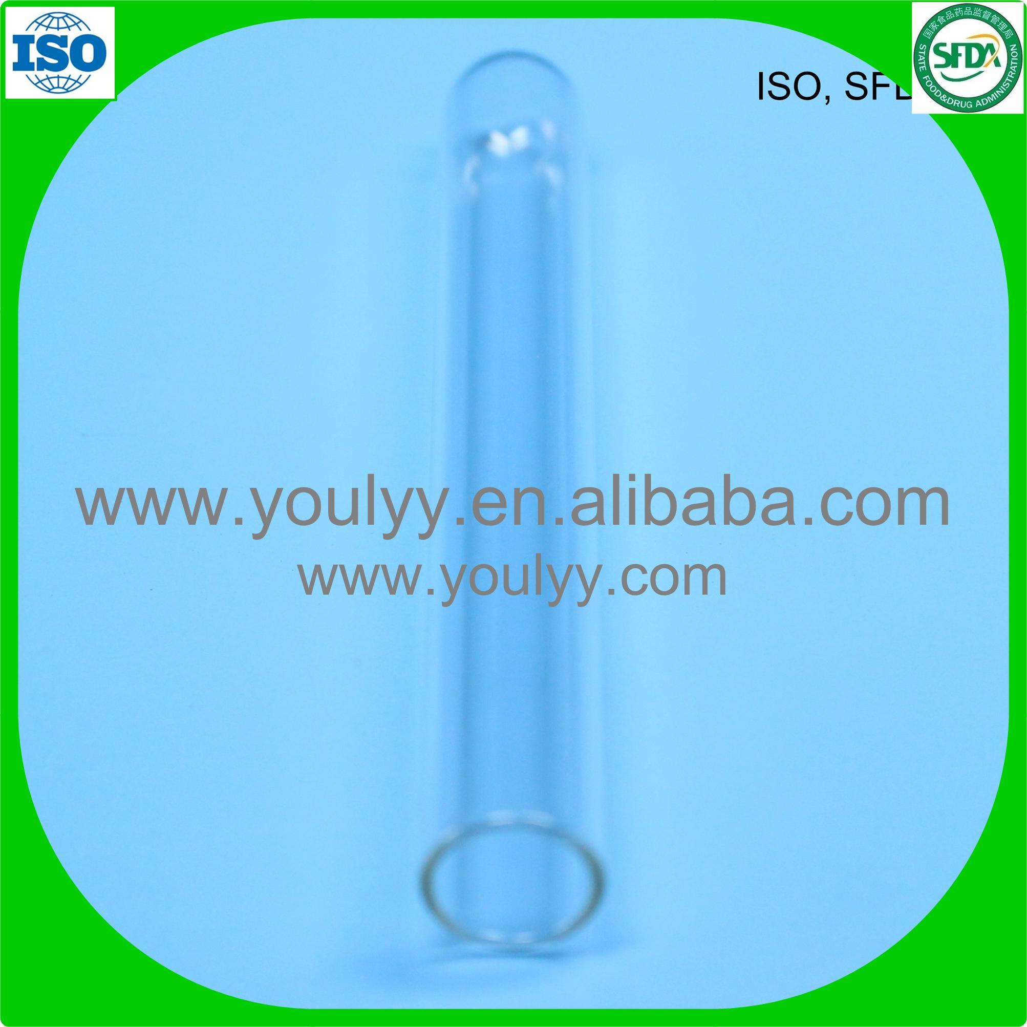 10mm 75mm Glass Test Tube for Lab
