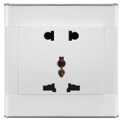 Silver Lace 13A Multi-Function Wall Socket