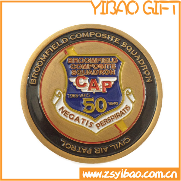 Bouble Side Metal Coin for Anniversary (YB-c-008)