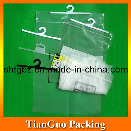 Clear Plastic Transparent Bag with Hook
