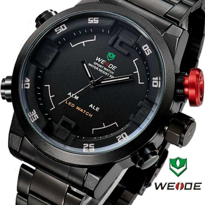 2014 New Cheapest Fashion Weide Watch, Man Watch Military Watches, Sport Quartz Wristwatches, Waterproof, Dropship