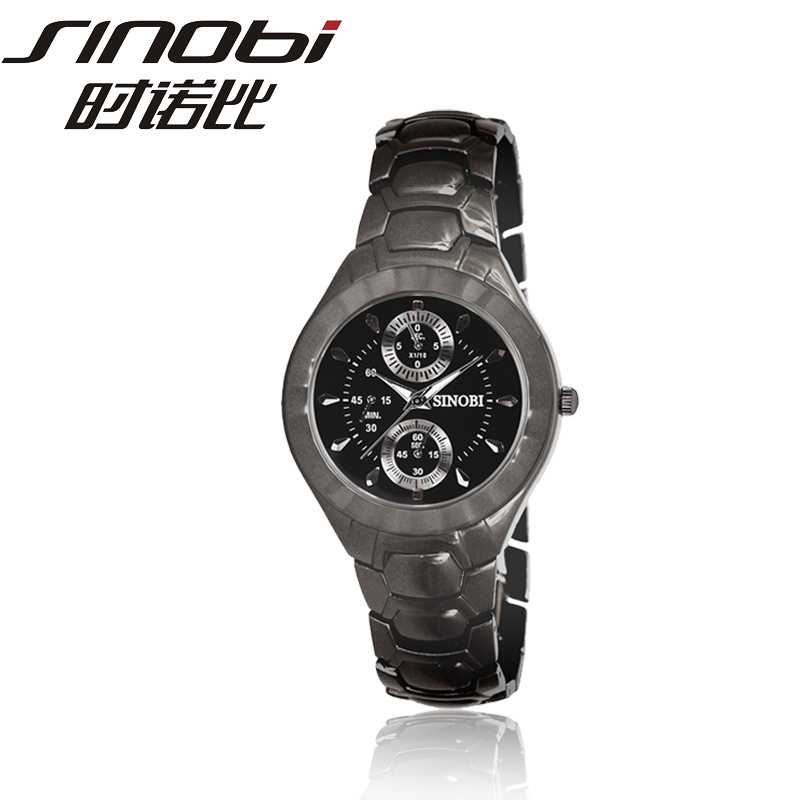 Couple Alloy Watch (black dial) 3595