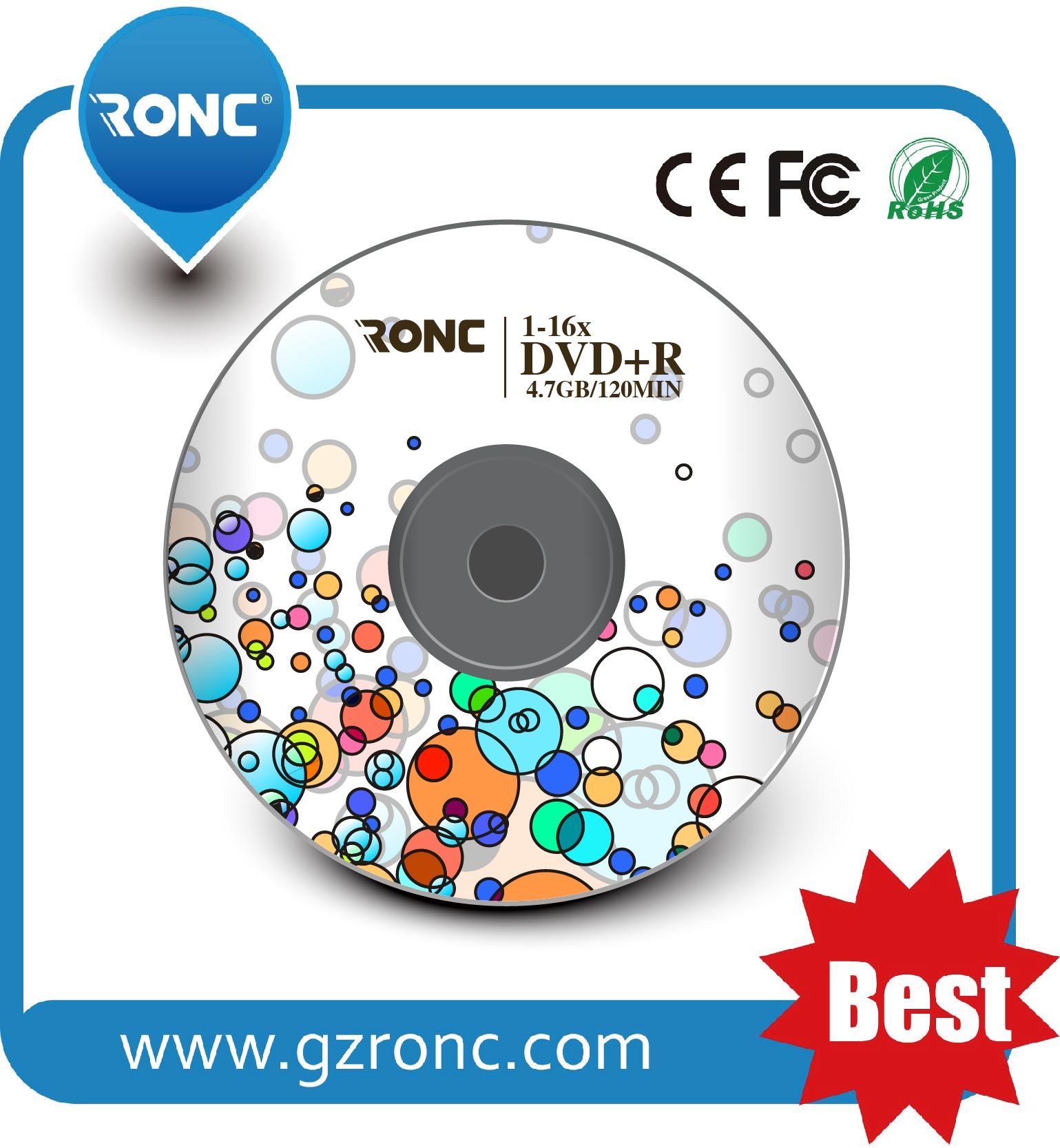 2015 Free Sample High Quality Blank DVD-R