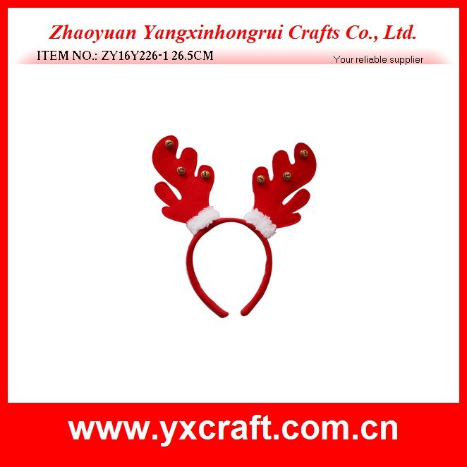 Christmas Decoration (ZY16Y226-1 26.5CM) Christmas Reindeer Hair Decoration