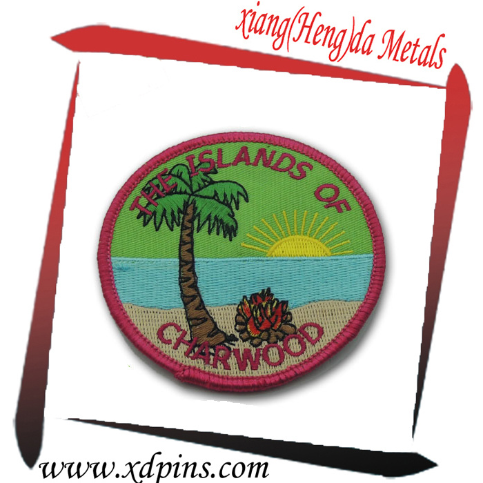 Custom Woven Badge Embroidery Badges (A1-05)
