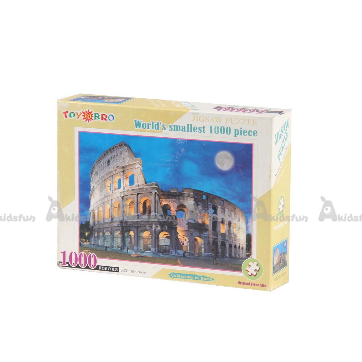 The World Smallest 1000PCS Jigsaw Puzzle, Size 38*26cm