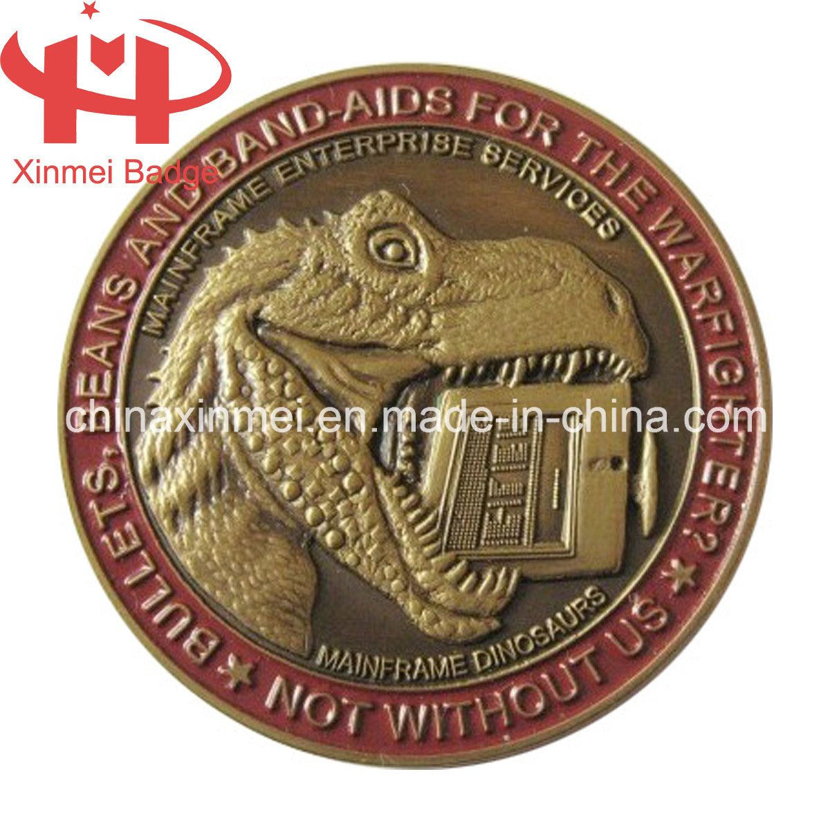 Custom Transparent Enamelling Coin for Souvenir