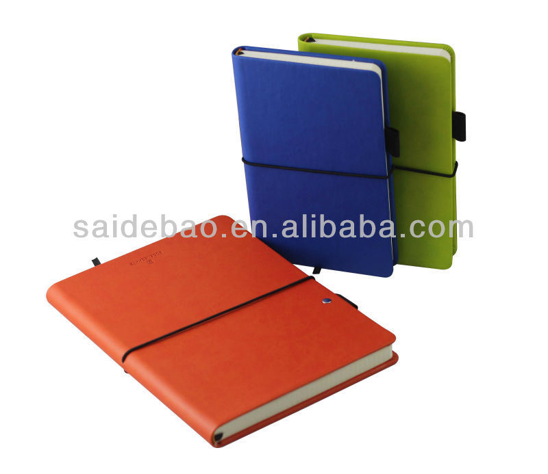 Top Quality Hardcover Notebook with Elastic Band