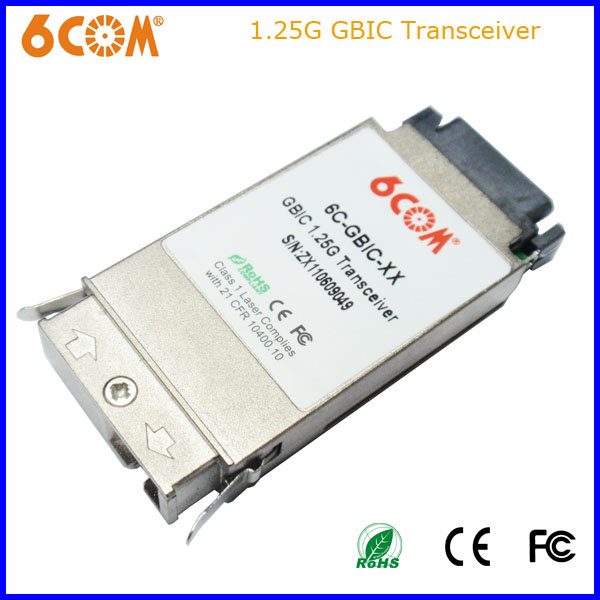 1310nm 10km Sc Connevtor Finisar Compatible 1000base-Lx GBIC Transceiver