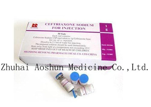 Sterile Ceftriaxone Sodium Powder Injection Medicine