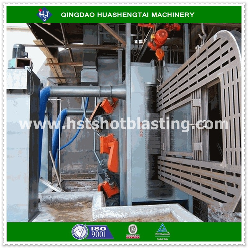 Hook Shtblasting Machine for Casting Forging Descaling Deburring Polishing Batch Cleaning