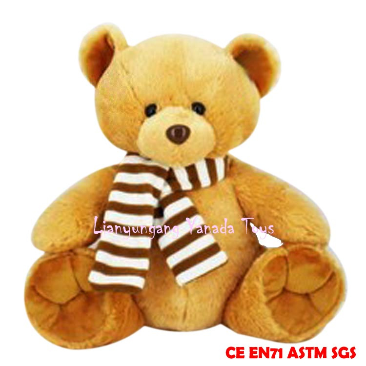 Brown Plush Teddy Bear Stuffed Kids Toys