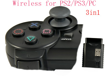 3in1wireless Gamepad for PC+PS2+PS3 (NV-GPW207)