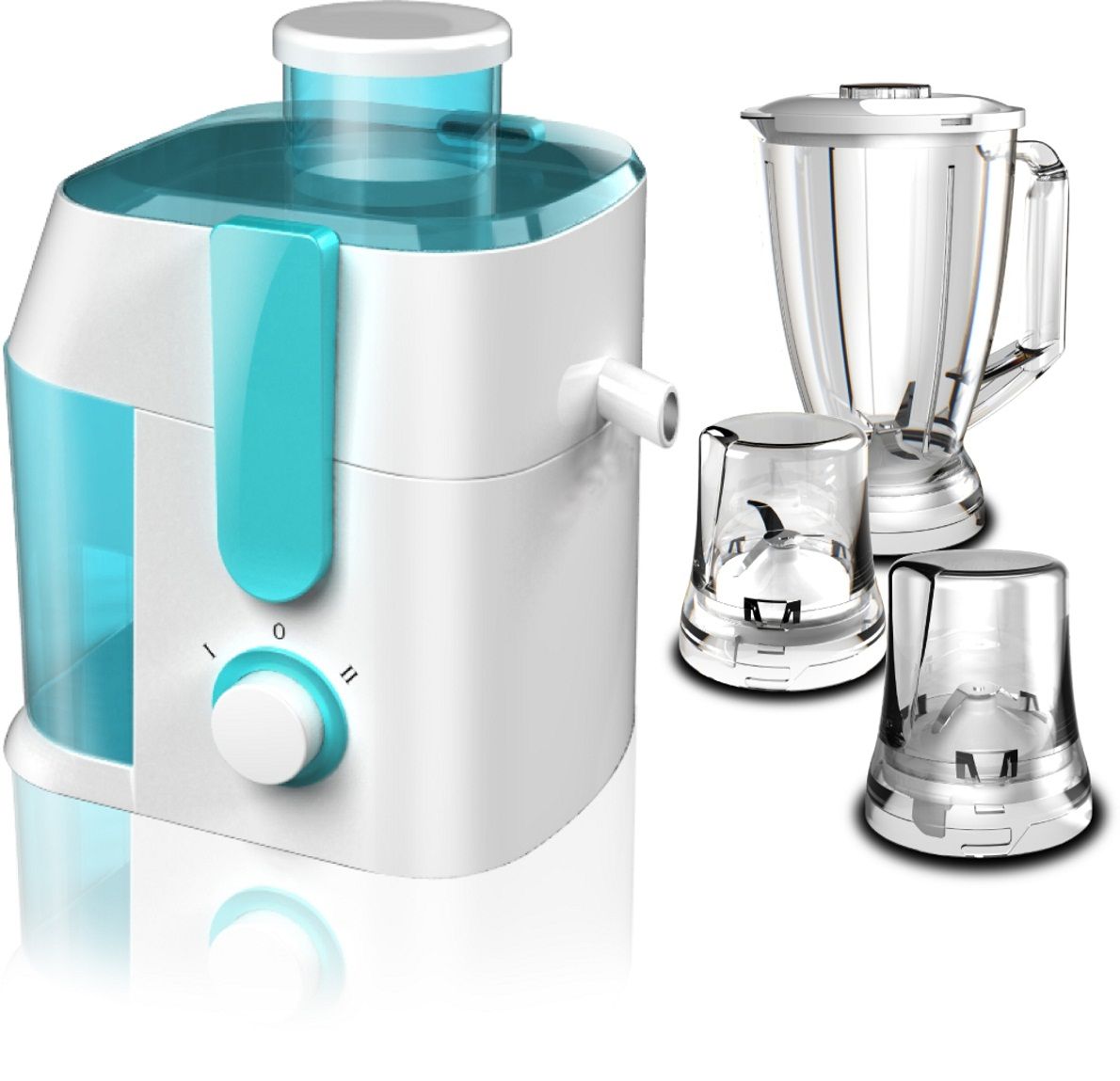 4 in 1 Multi-Purpose Electric Juicer Blender Juicer Mixer